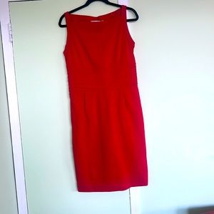 Diane Von Furstenberg Red Sleeveless Dress SIZE 10.